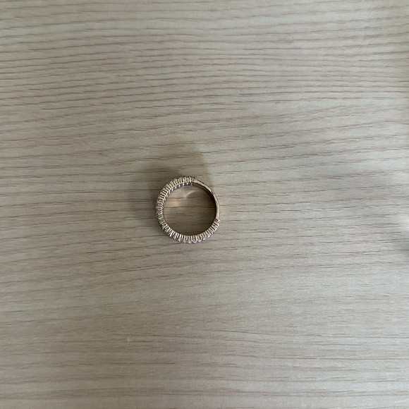 Express Rose Gold Rhinestone Ring 8 - Picture 9 of 9